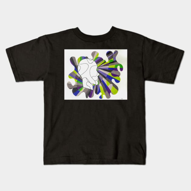 Deep in Thought Kids T-Shirt by ifnotforv